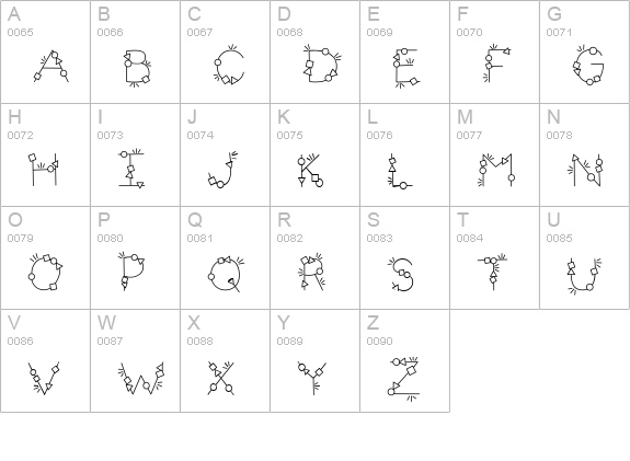 CK Geometric uppercase A-Z preview