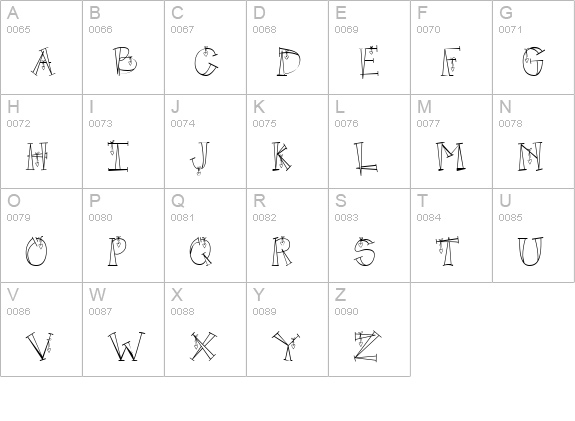 CK Hearts uppercase A-Z preview