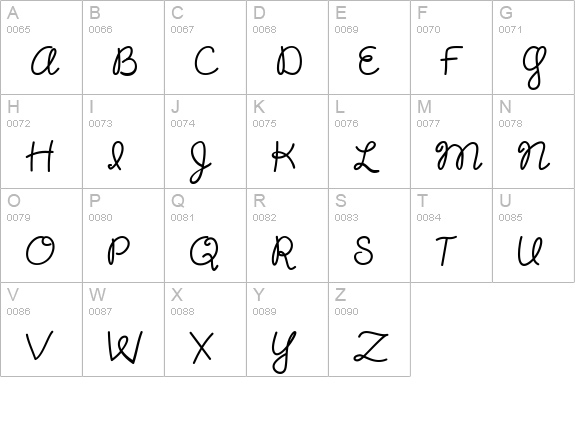 CK Letter Home uppercase A-Z preview