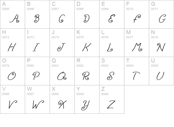 CK Limerick uppercase A-Z preview