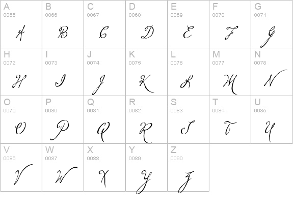 CK Maternal uppercase A-Z preview