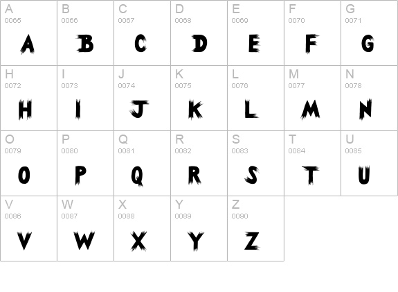 CK Mystery uppercase A-Z preview