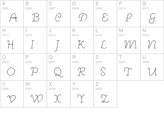 CK Nostalgia uppercase A-Z preview