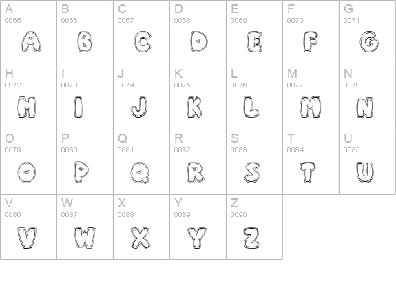 CK Pillow uppercase A-Z preview