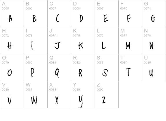 CK Rugged uppercase A-Z preview