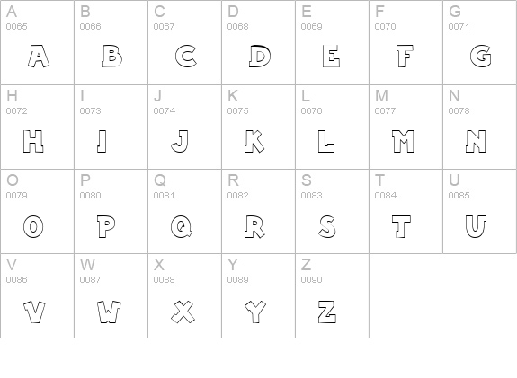 CK Single Serif uppercase A-Z preview