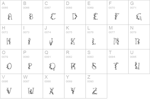 CK Sneaky Snake uppercase A-Z preview