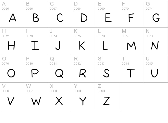 CK Solid uppercase A-Z preview