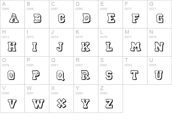 CK Sports Football uppercase A-Z preview