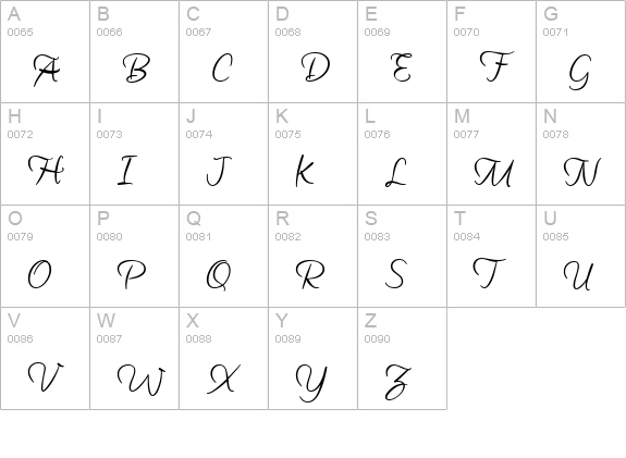 CK Tea Party uppercase A-Z preview