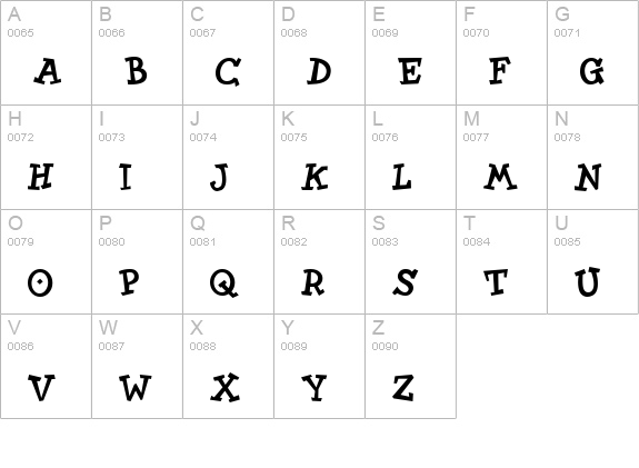 CK Tijuana uppercase A-Z preview