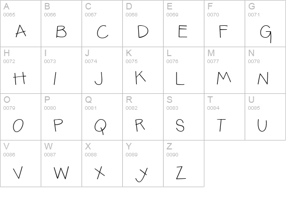 CK Toggle uppercase A-Z preview