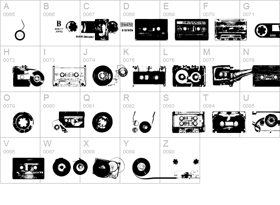 CKAS uppercase A-Z preview