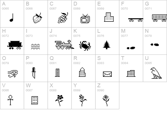 Classics-Cairo uppercase A-Z preview