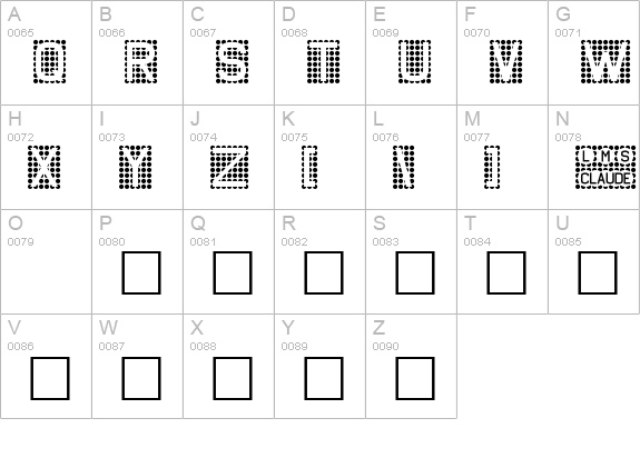 Claude uppercase A-Z preview