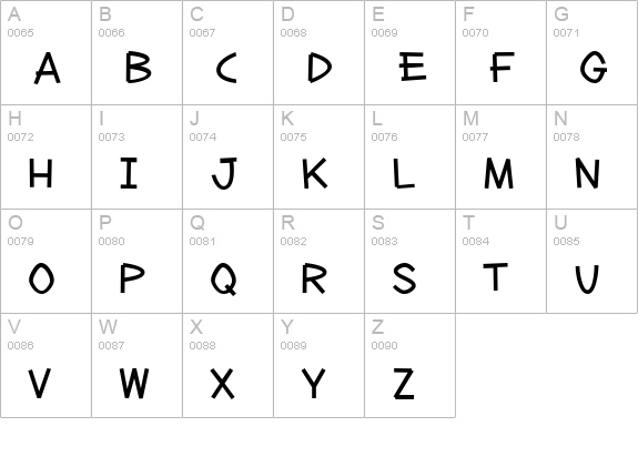 Clever Duke BTN Slick Bold uppercase A-Z preview