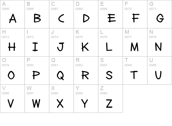Clever Duke BTN Smooth Bold uppercase A-Z preview