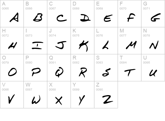 Cobb Regular uppercase A-Z preview