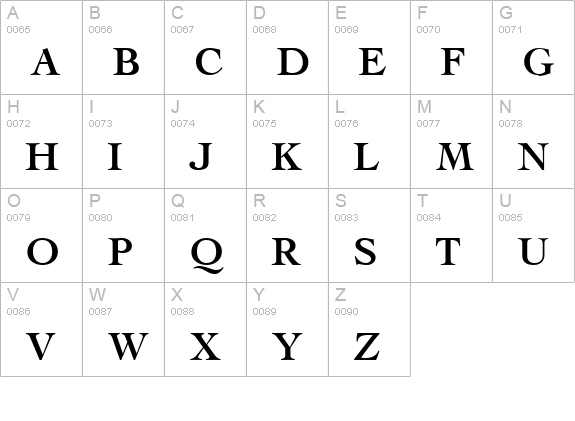 Collage Bold uppercase A-Z preview