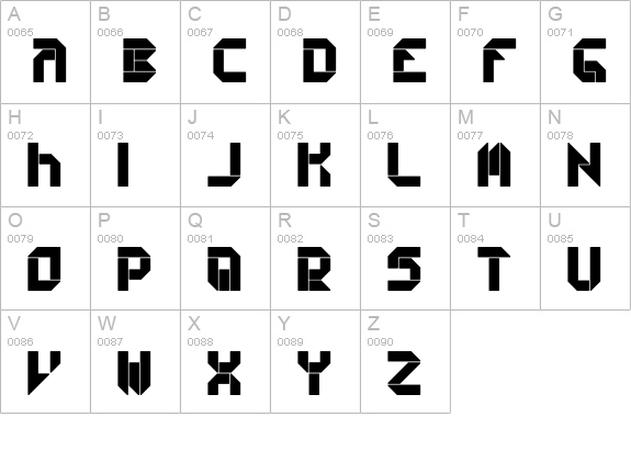 Collective S BRK uppercase A-Z preview