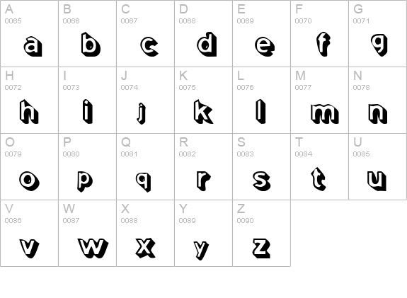 Coming Soon uppercase A-Z preview