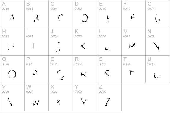 Commonworld uppercase A-Z preview
