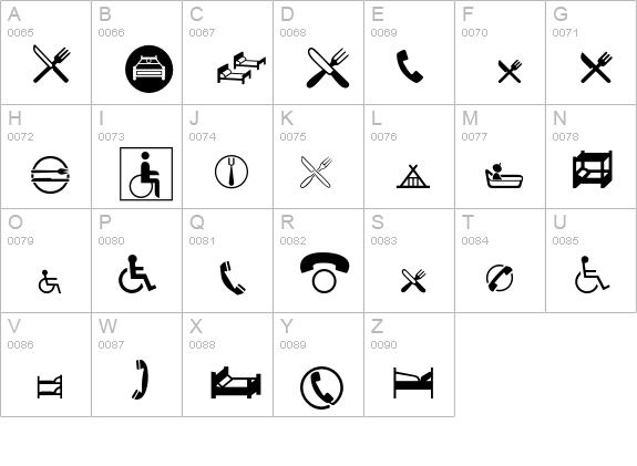 CommunicationsP01 uppercase A-Z preview