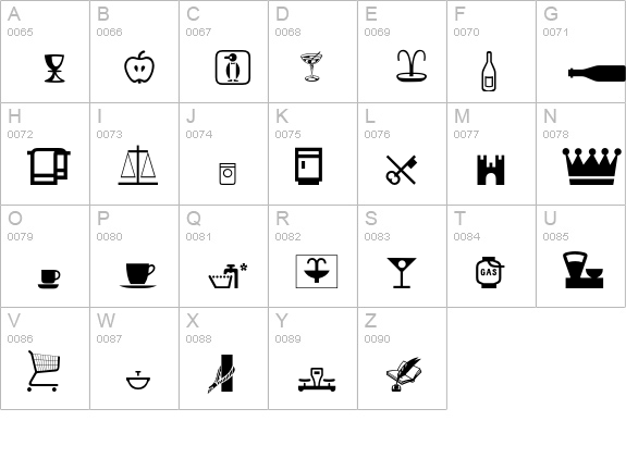 CommunicationsP03 uppercase A-Z preview