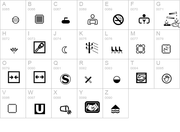 CommunicationsP04 uppercase A-Z preview