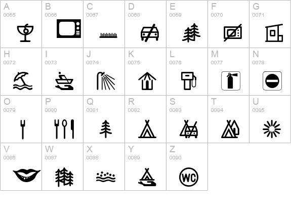 CommunicationsP05 uppercase A-Z preview