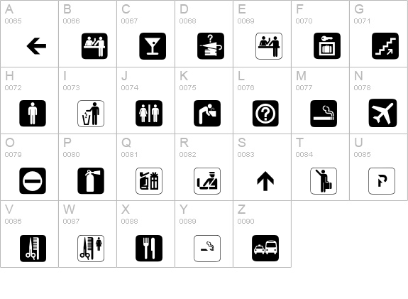 CommunicationsP06 uppercase A-Z preview