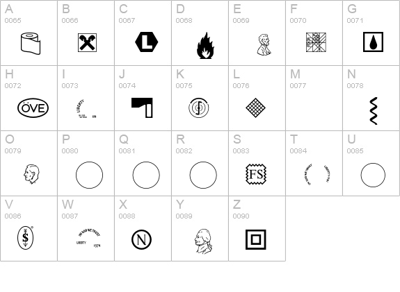 CommunicationsP08 uppercase A-Z preview