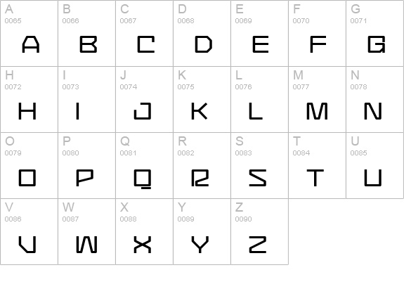 CommunityService ExtraBold uppercase A-Z preview