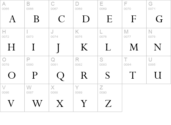 Compleat SSi uppercase A-Z preview