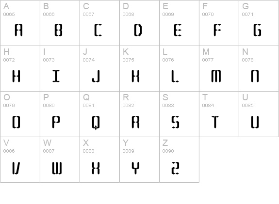 Compliant Confuse 1s -BRK- uppercase A-Z preview