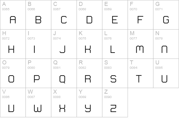 Comsat-Navy-Stealth uppercase A-Z preview