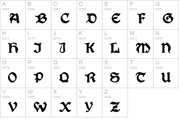 ConcordiaSSK Bold uppercase A-Z preview