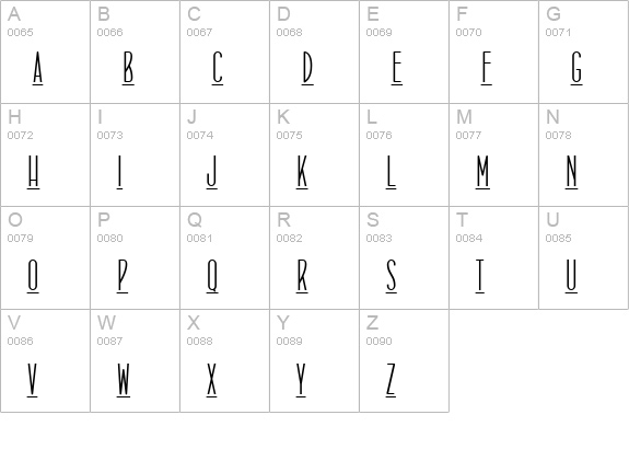 ConcursoItalian BTN Lined Cn uppercase A-Z preview