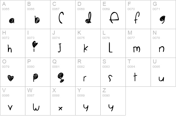CookieMonster uppercase A-Z preview