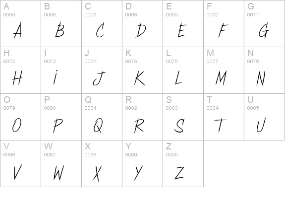 Copa Sharp BTN Bold uppercase A-Z preview