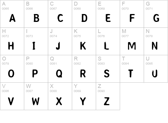 Coperniq Medium uppercase A-Z preview