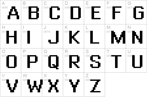 copy 10_65 uppercase A-Z preview