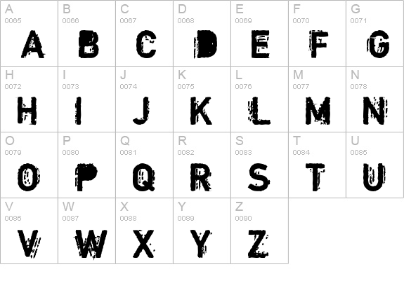 Copystruct Bold uppercase A-Z preview