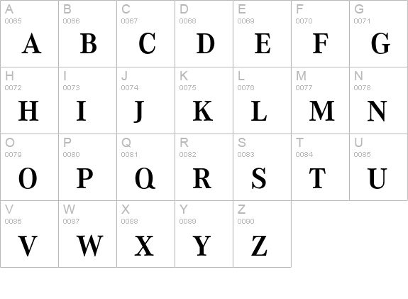 Corporate A BQ Expert Bold uppercase A-Z preview