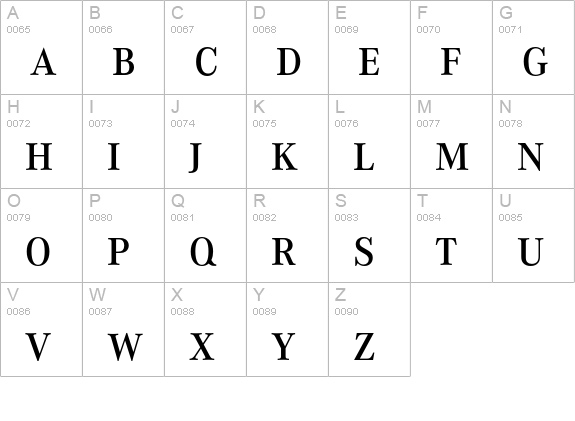 Corporate A Demi uppercase A-Z preview