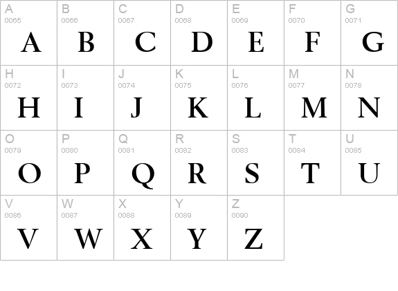 Cortex SSi Bold uppercase A-Z preview