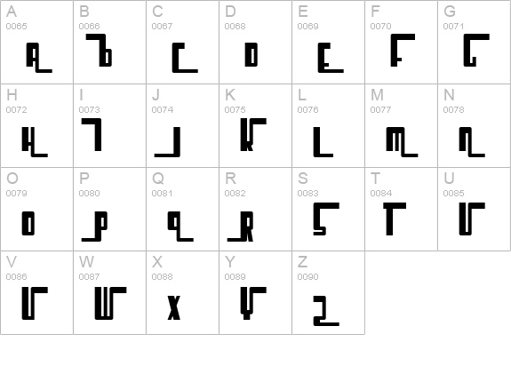 Cosmic Age Bold uppercase A-Z preview