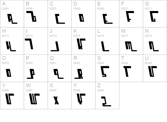 Cosmic Age Bold Italic uppercase A-Z preview