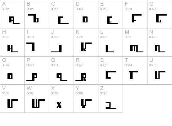 Cosmic Age Extended uppercase A-Z preview