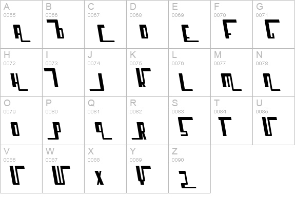 Cosmic Age Italic uppercase A-Z preview